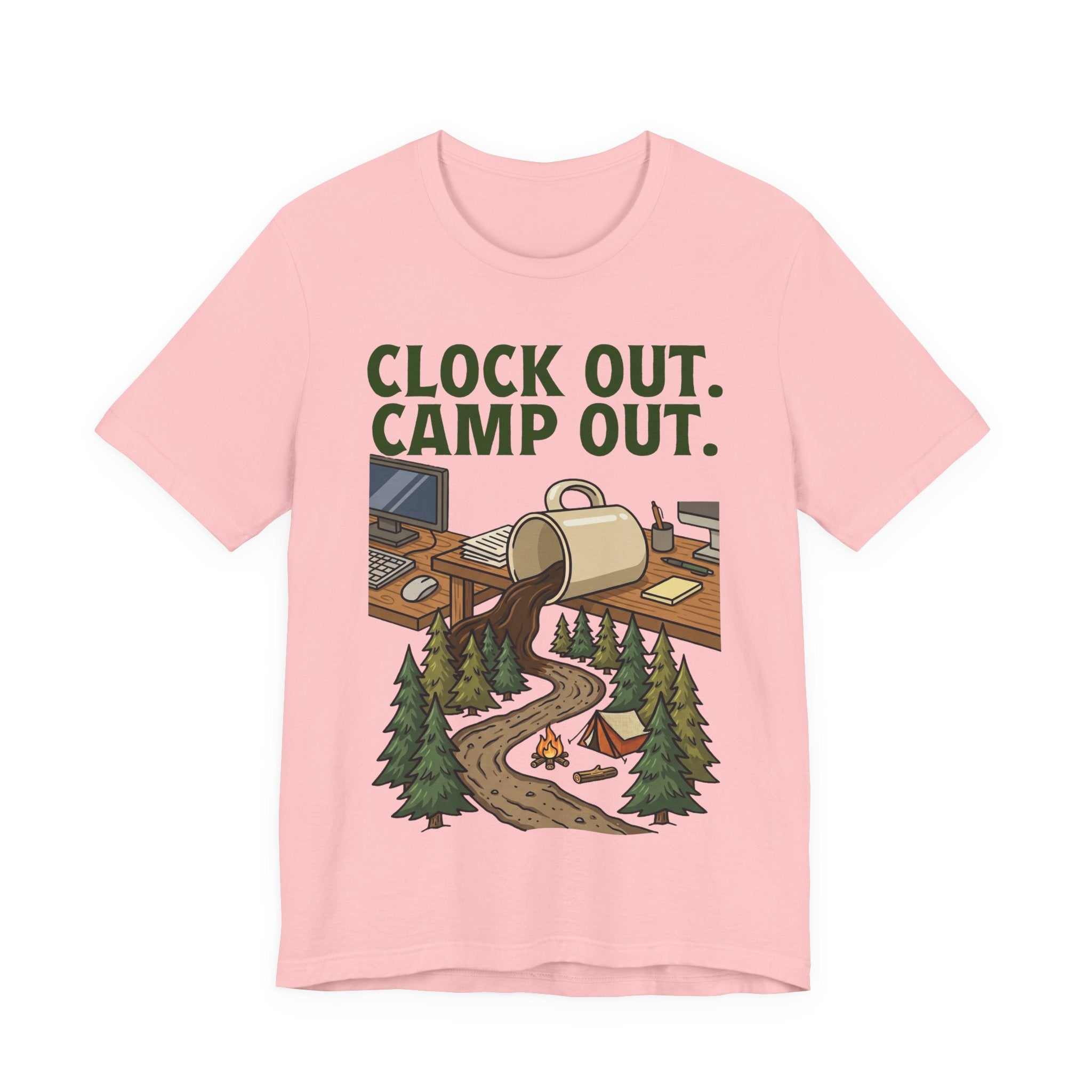 Clock Out, Camp Out T-Shirt
