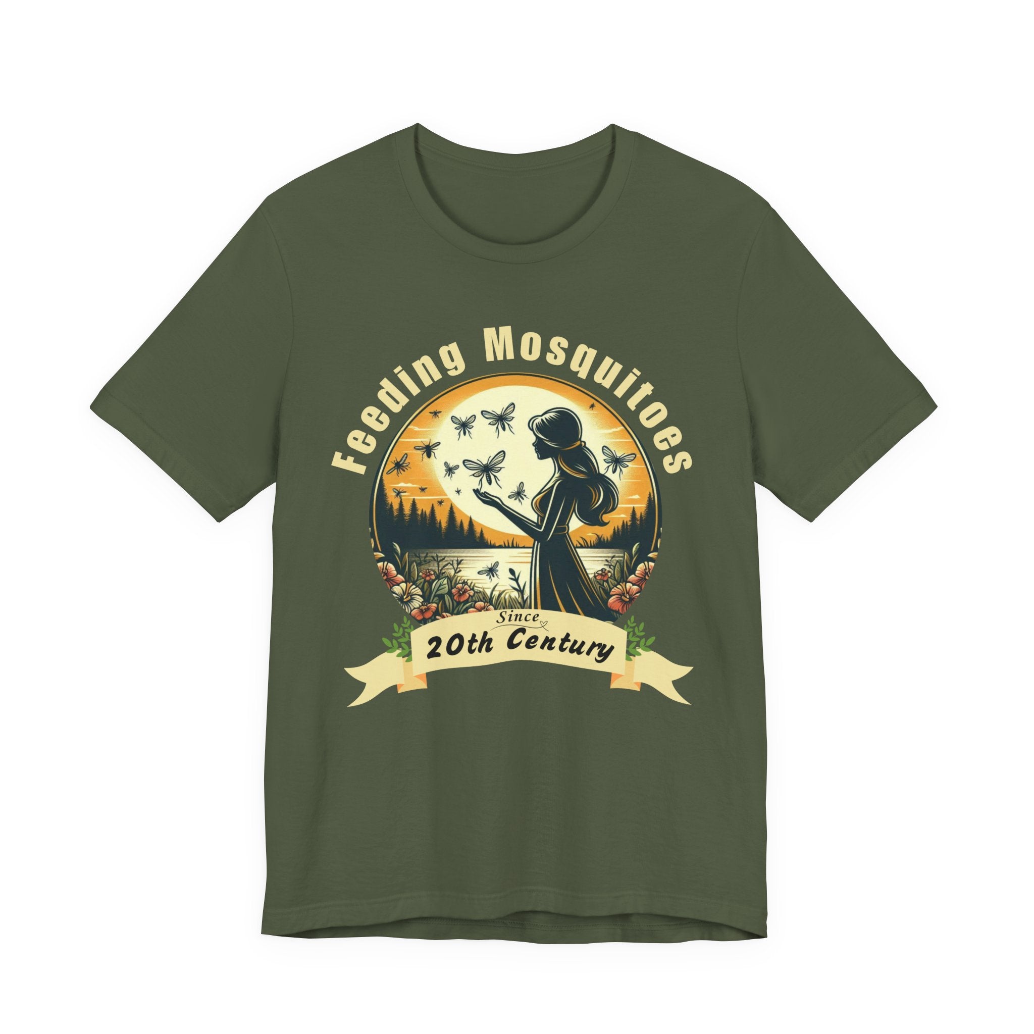 Feeding Mosquitoes Funny Hiking T-Shirt
