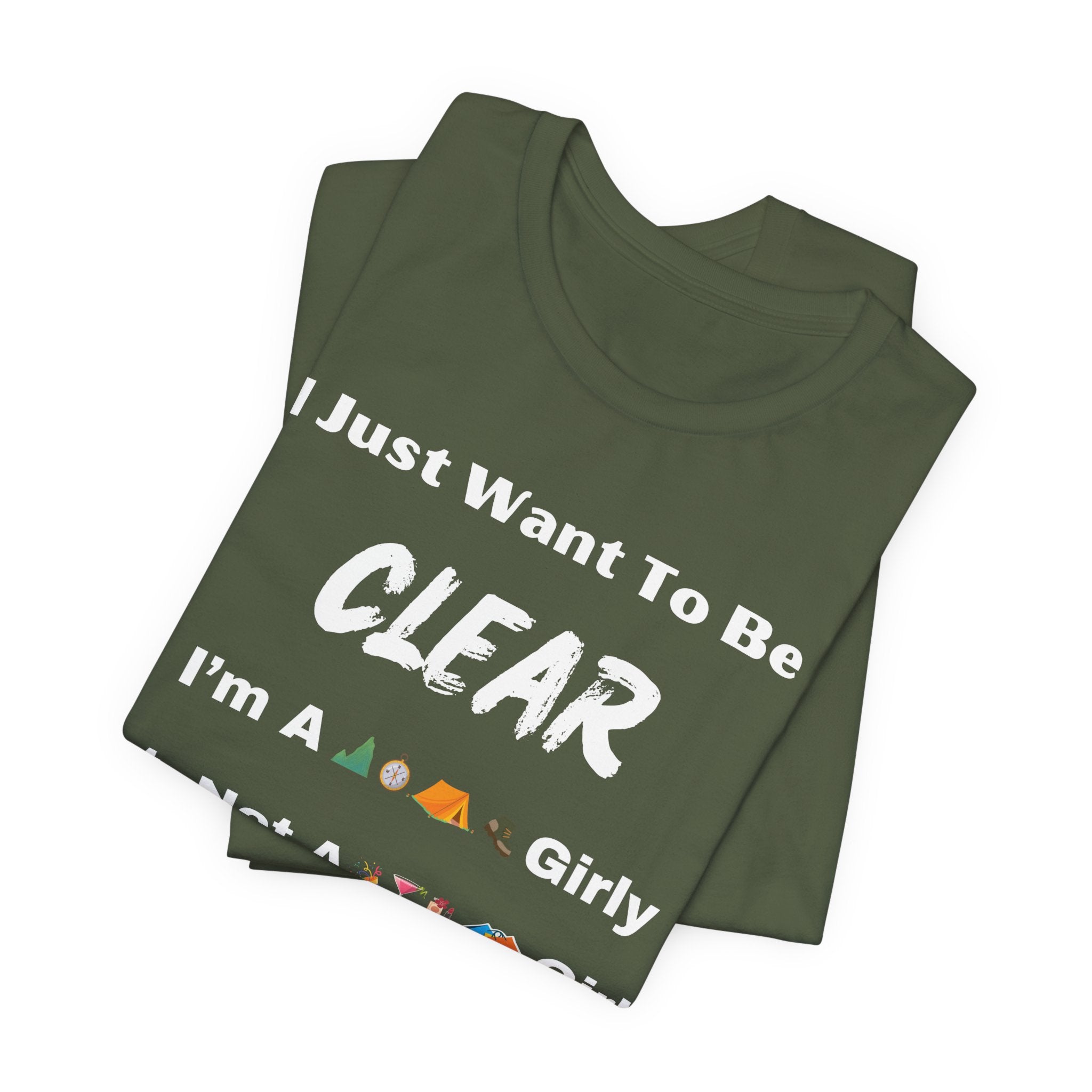 Just Want To Be CLEAR Hiking T-Shirt