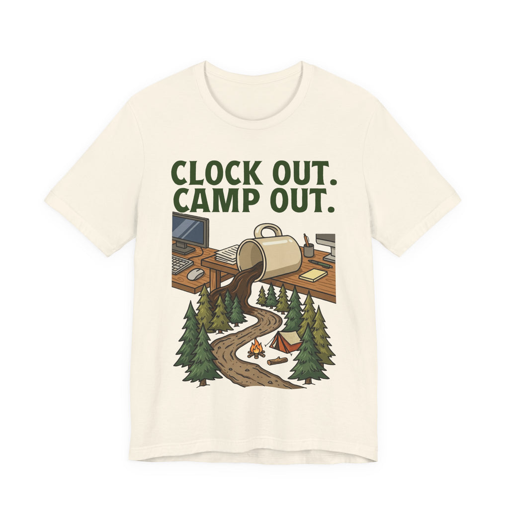 Clock Out, Camp Out T-Shirt