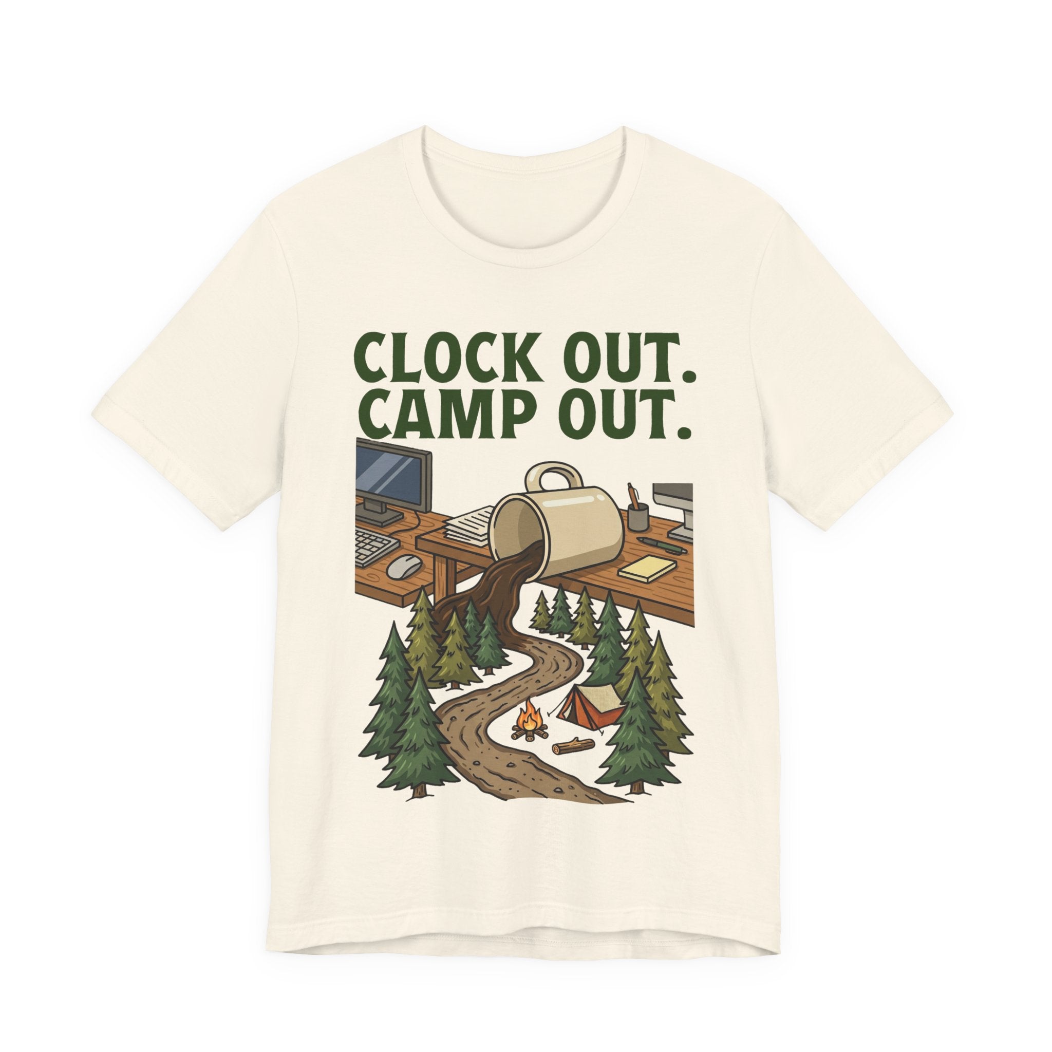 Clock Out, Camp Out T-Shirt
