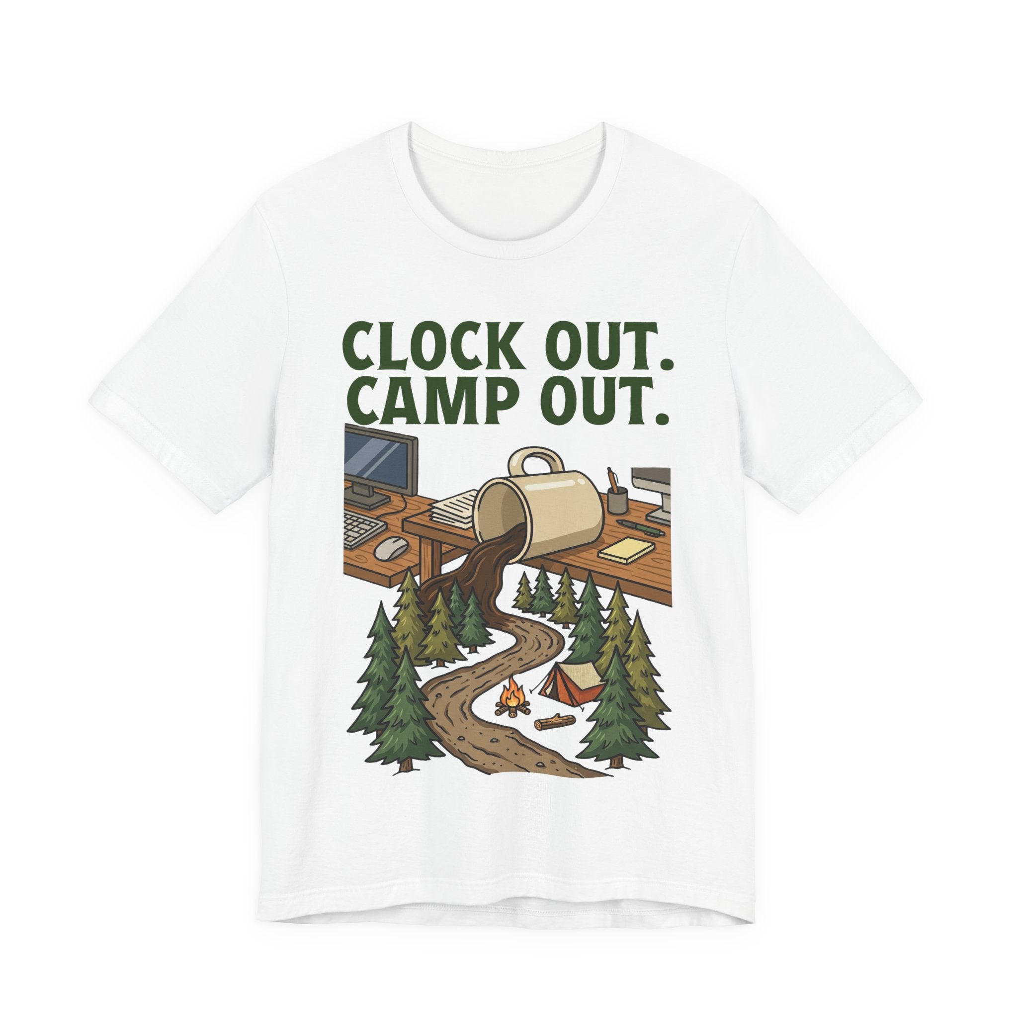Clock Out, Camp Out T-Shirt