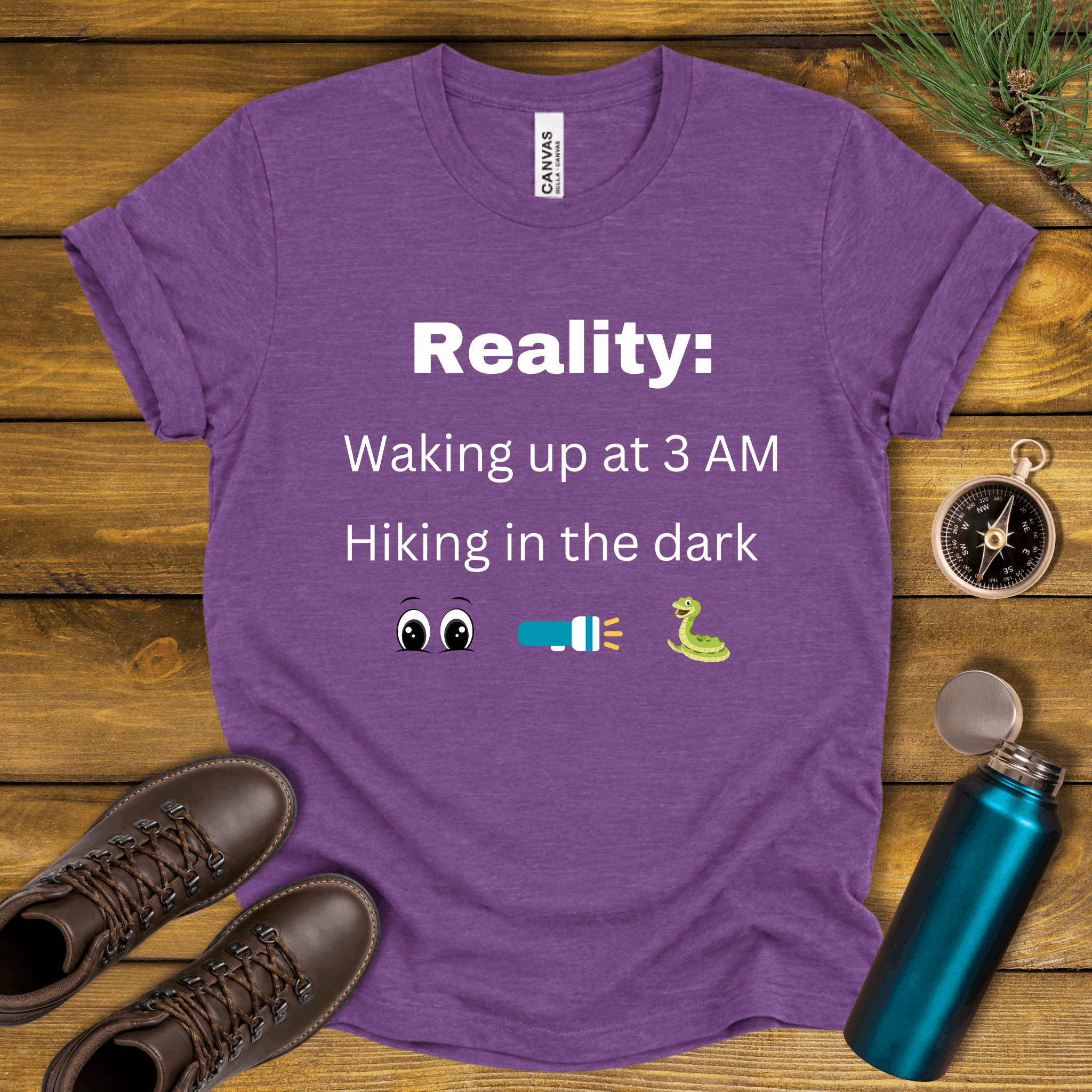 Waking up at 3 AM Hiking T-Shirt