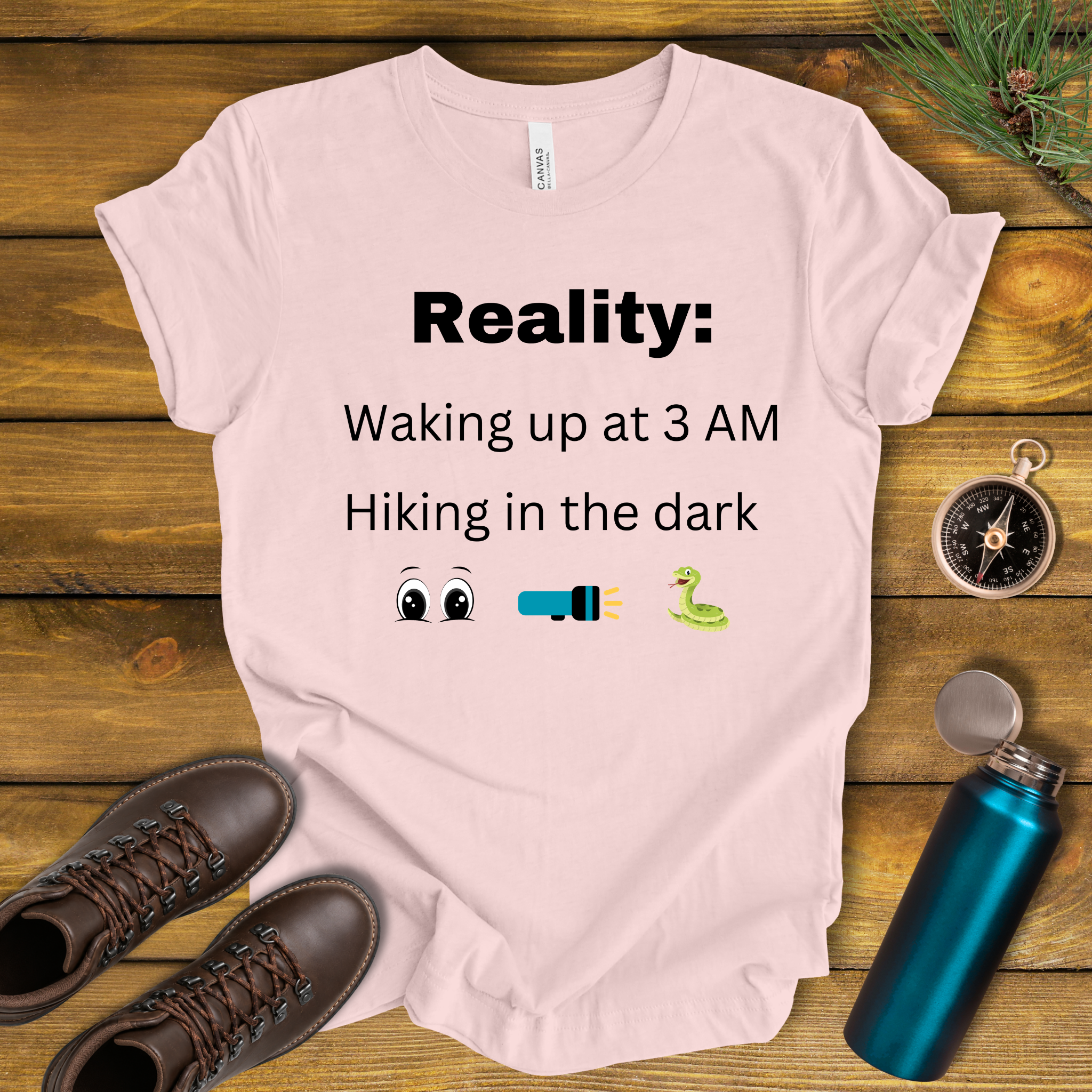 Waking up at 3 AM Hiking T-Shirt