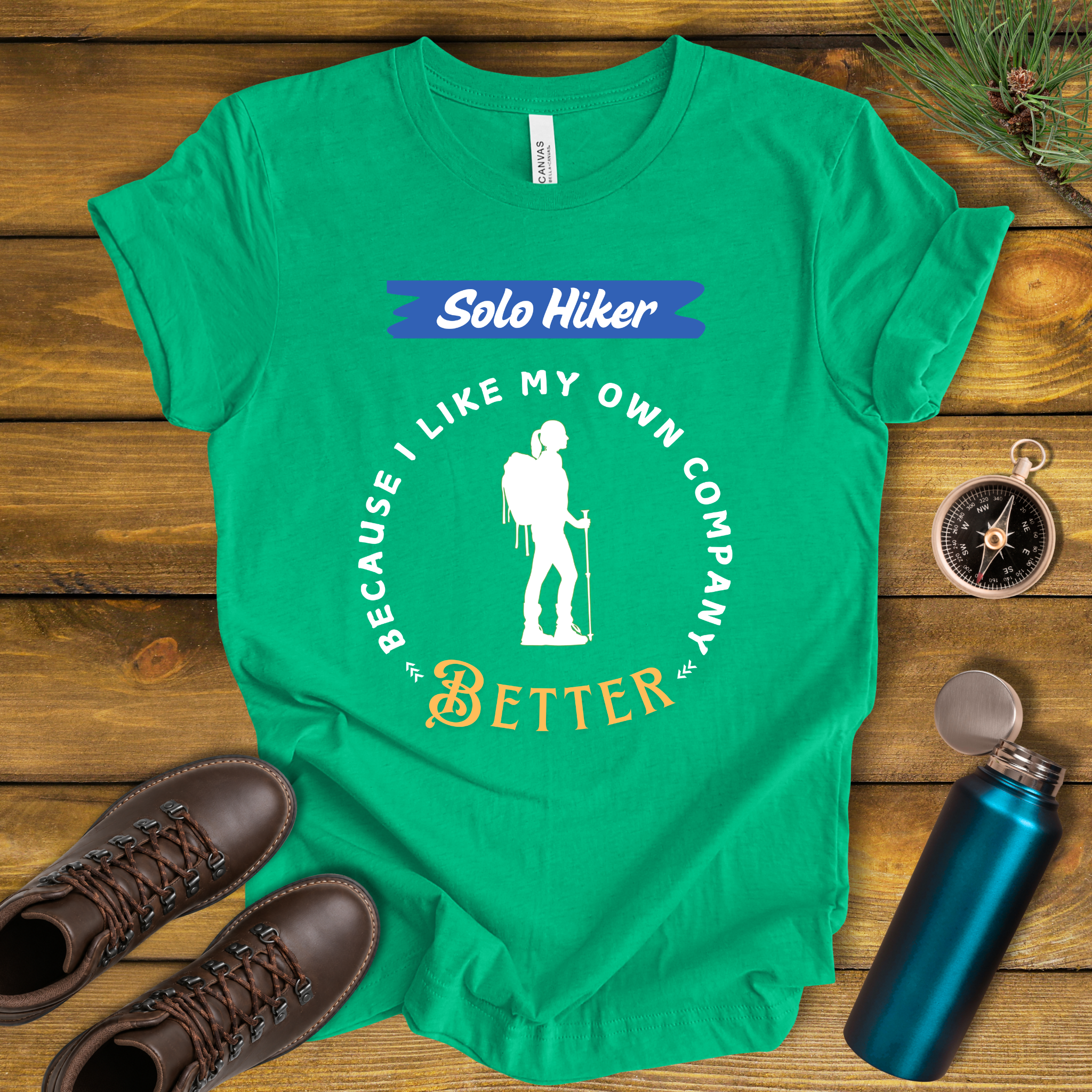 Solo Hiker Camping T‑Shirt