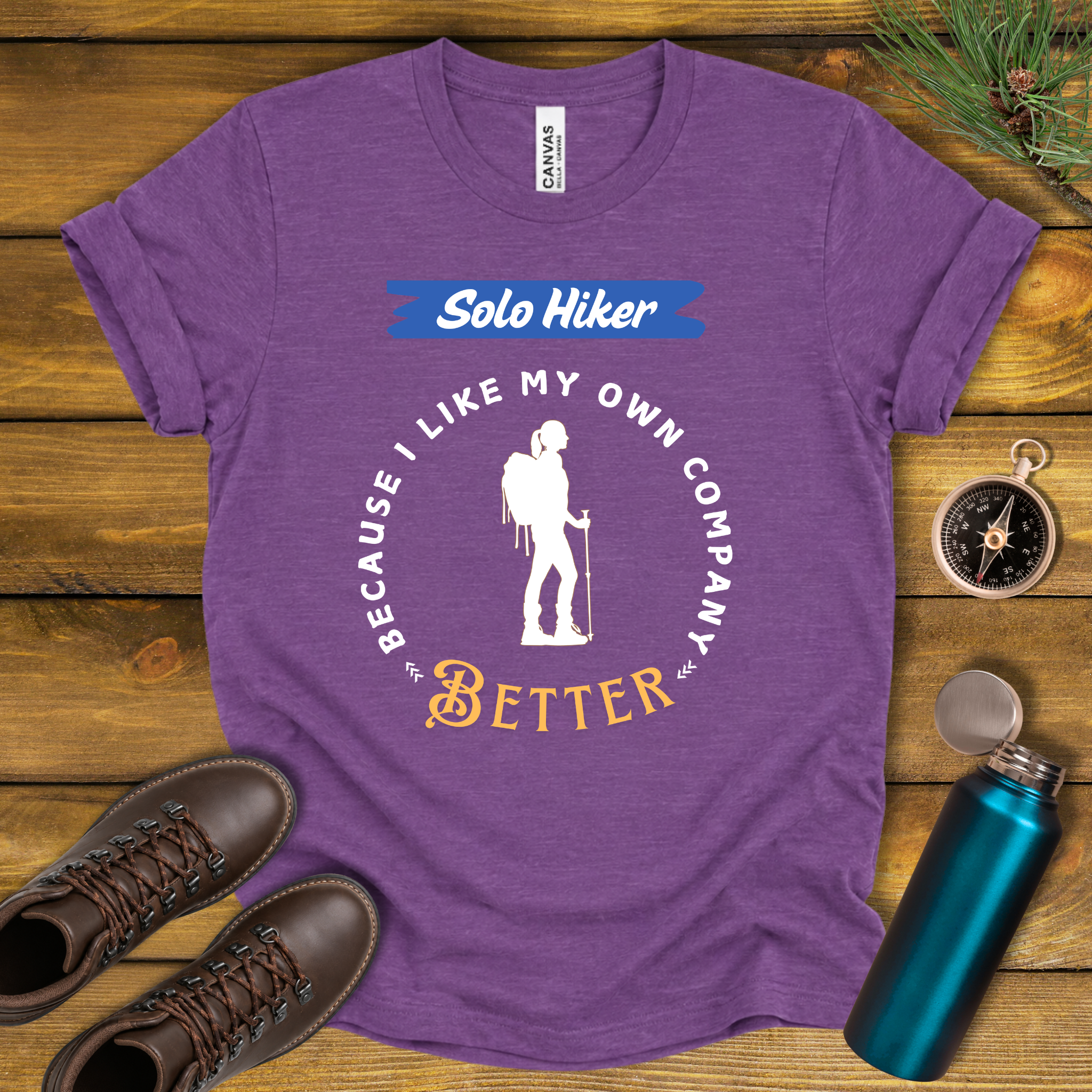 Solo Hiker Camping T‑Shirt