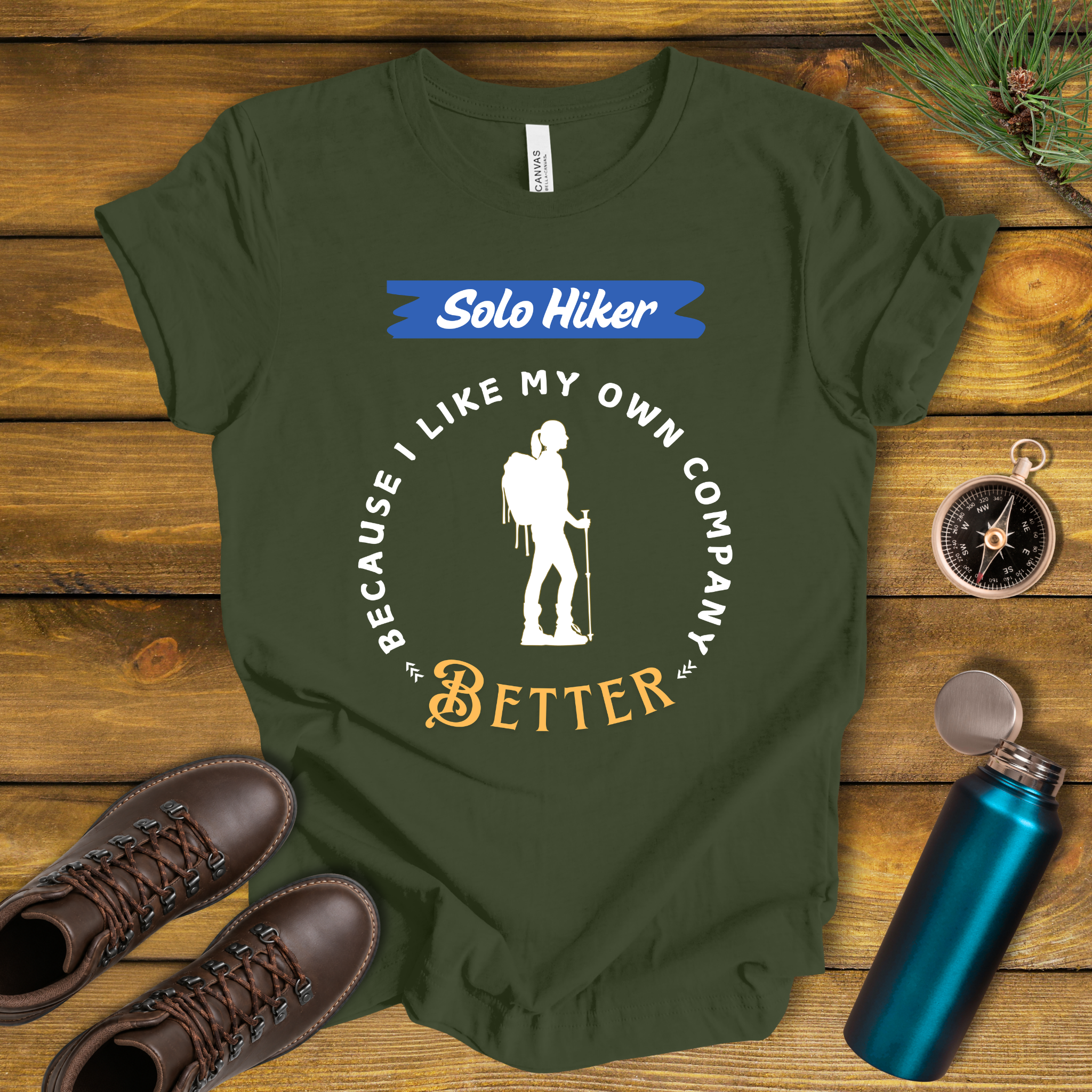 Solo Hiker Camping T‑Shirt