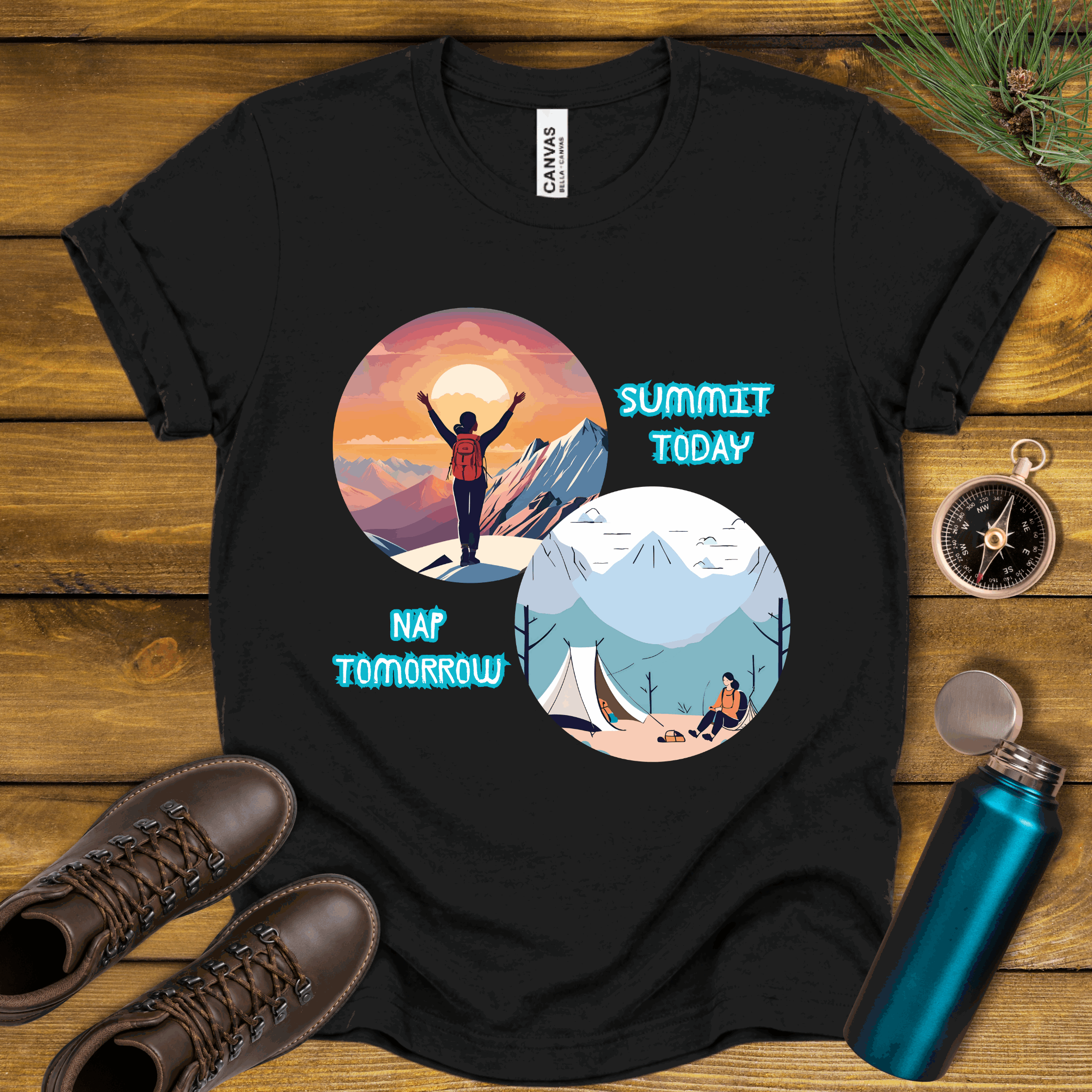 Summit Today, Nap Tomorrow T-Shirt