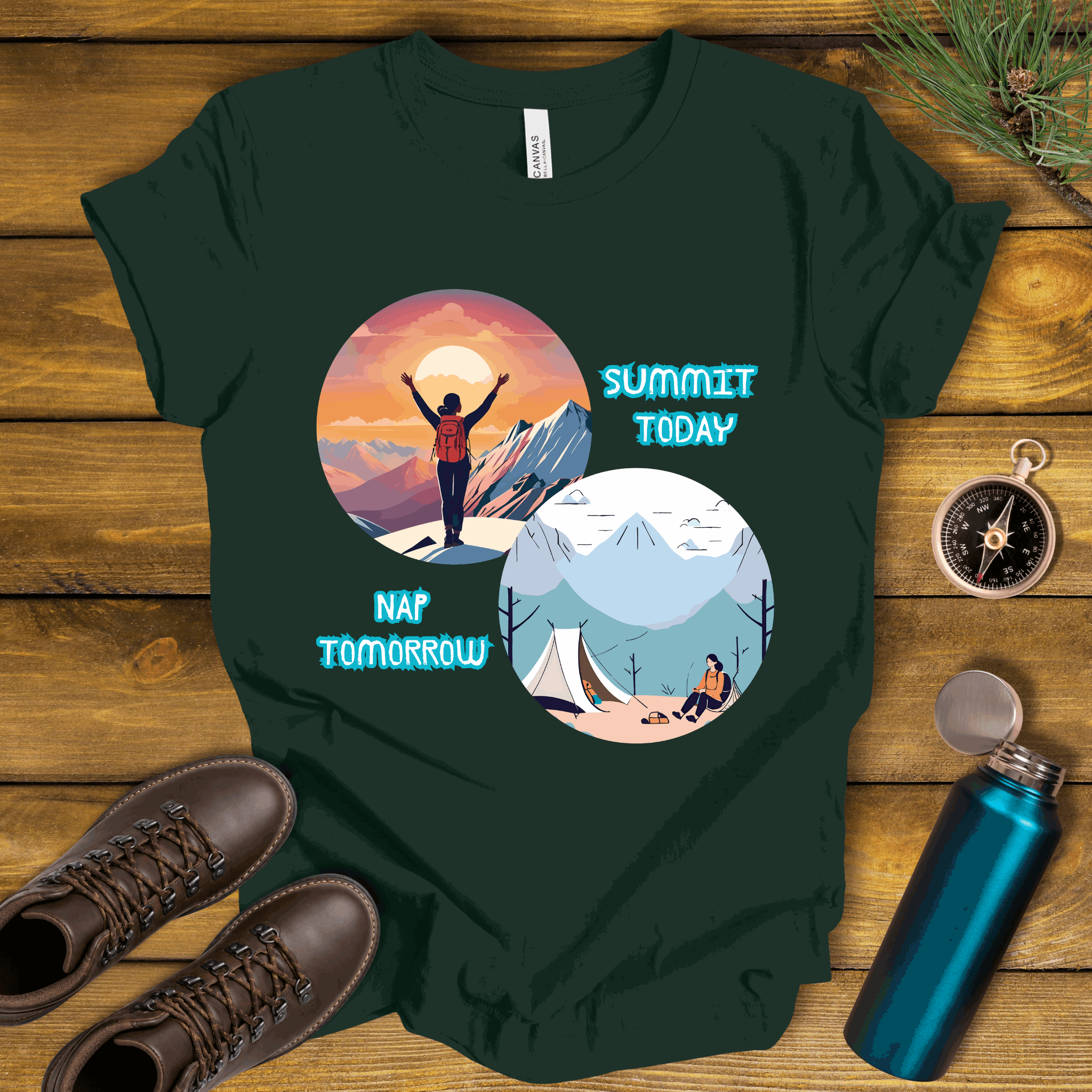 Summit Today, Nap Tomorrow T-Shirt