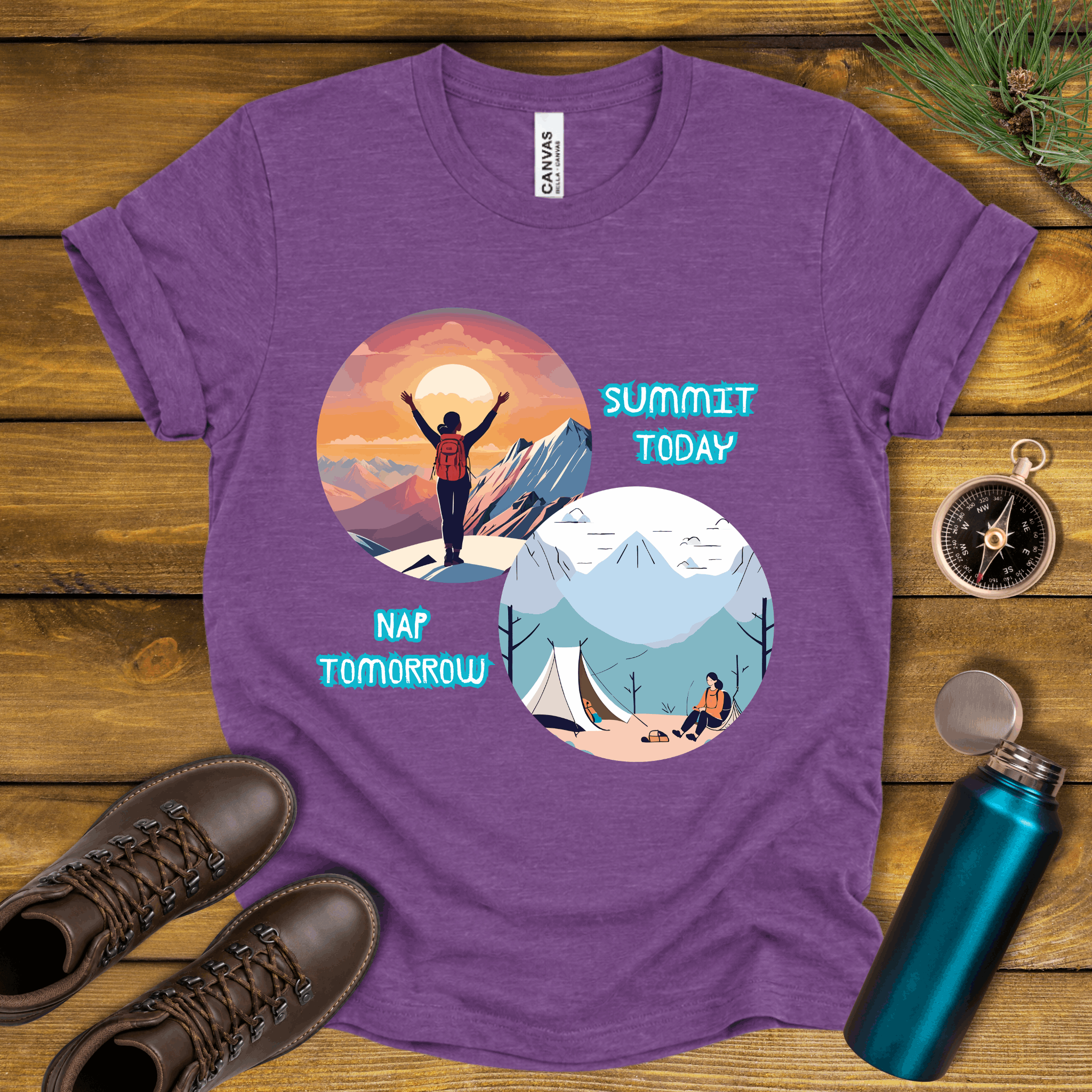 Summit Today, Nap Tomorrow T-Shirt