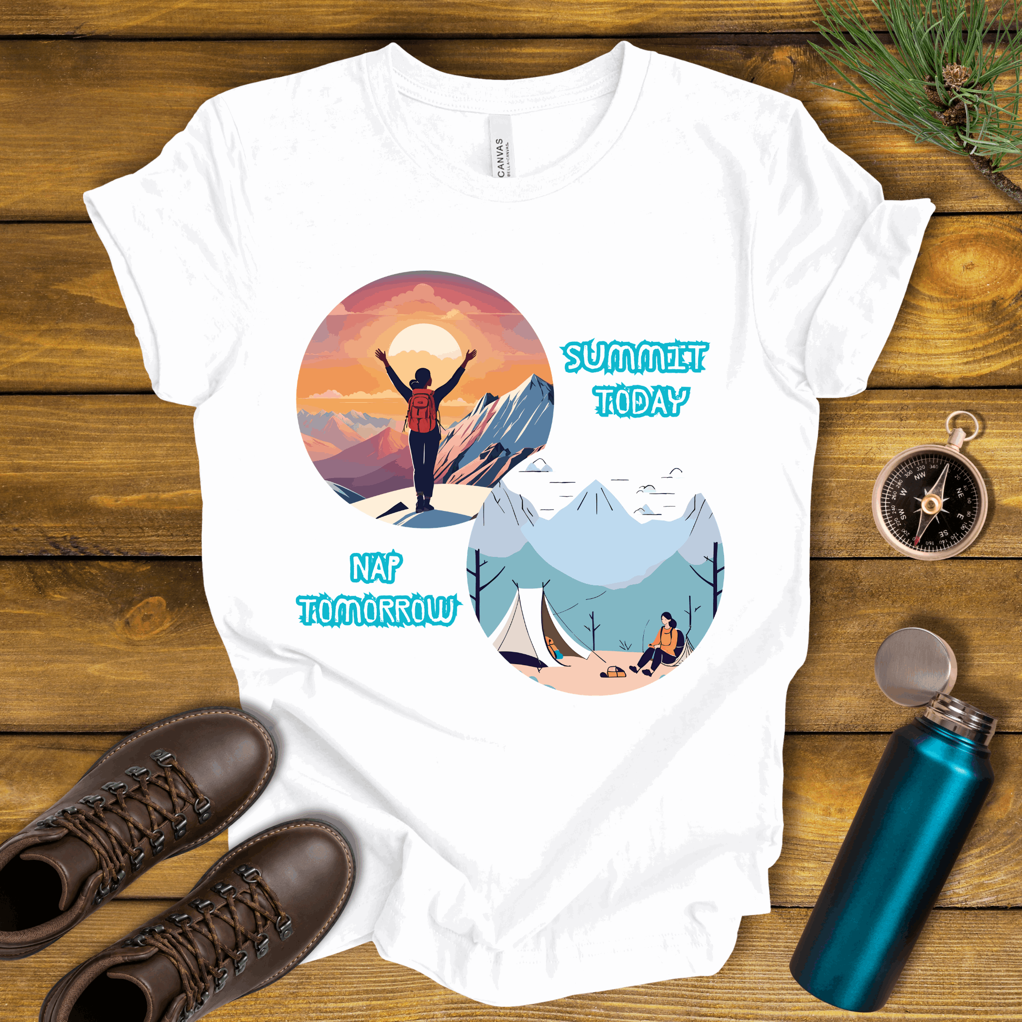 Summit Today, Nap Tomorrow T-Shirt
