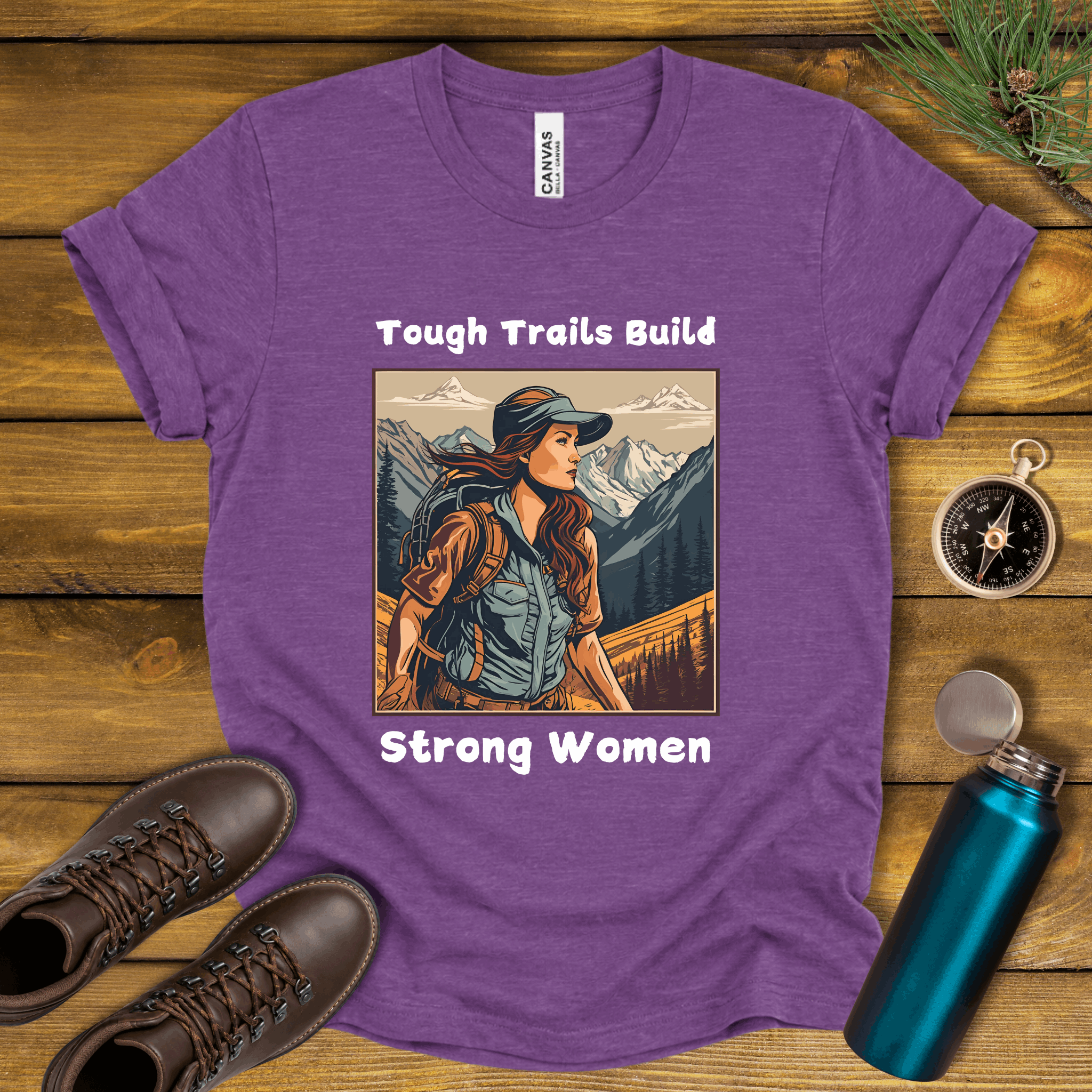 Tough Trails Build Strong Women T-Shirt