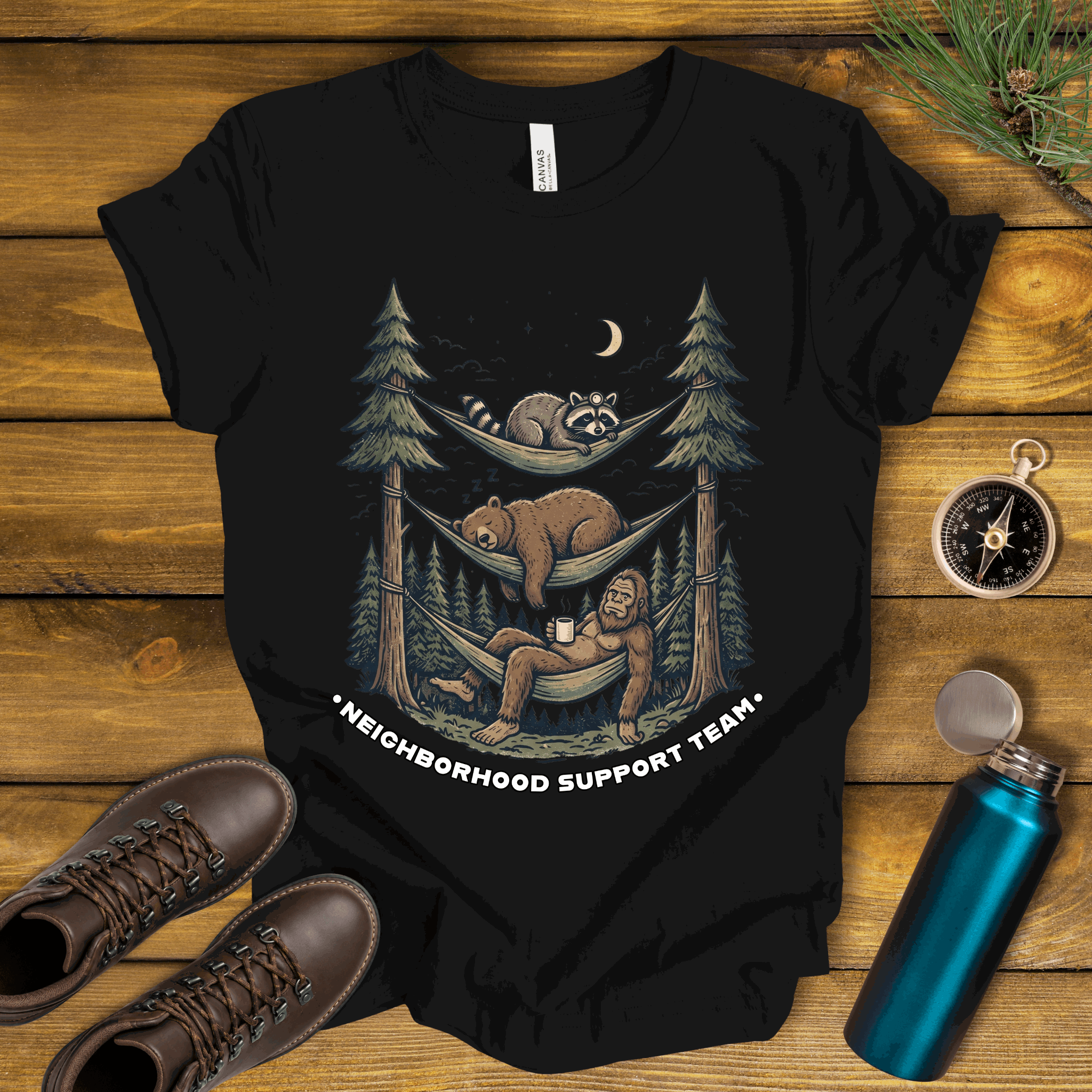 Cute Animal Neighborhood Support T-Shirt