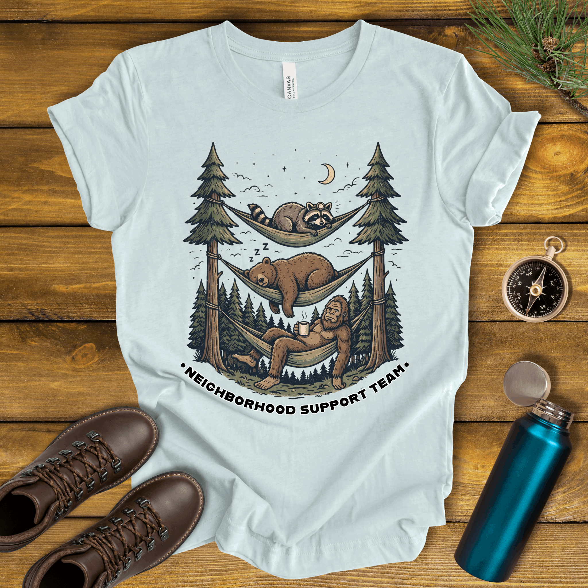 Cute Animal Neighborhood Support T-Shirt