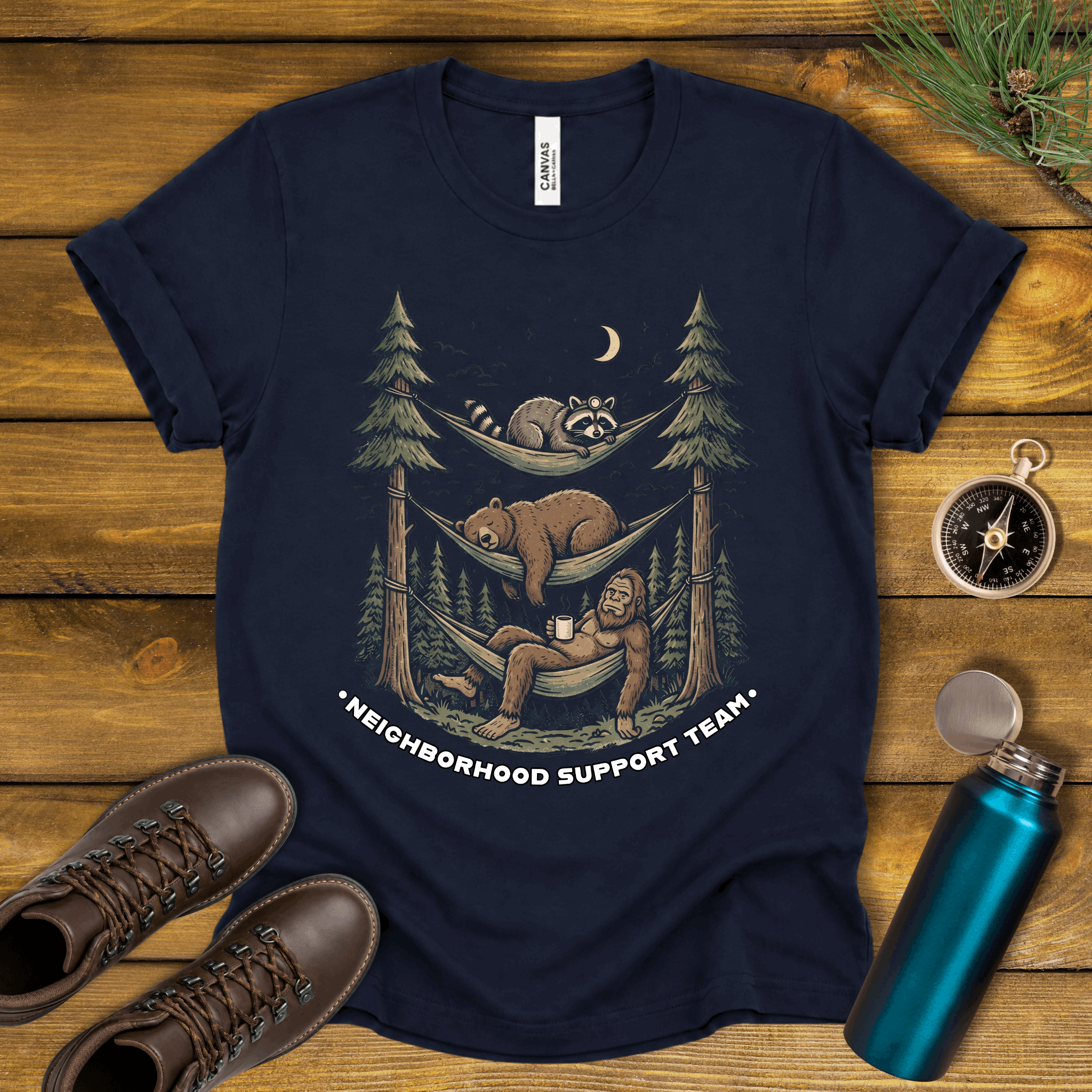 Cute Animal Neighborhood Support T-Shirt