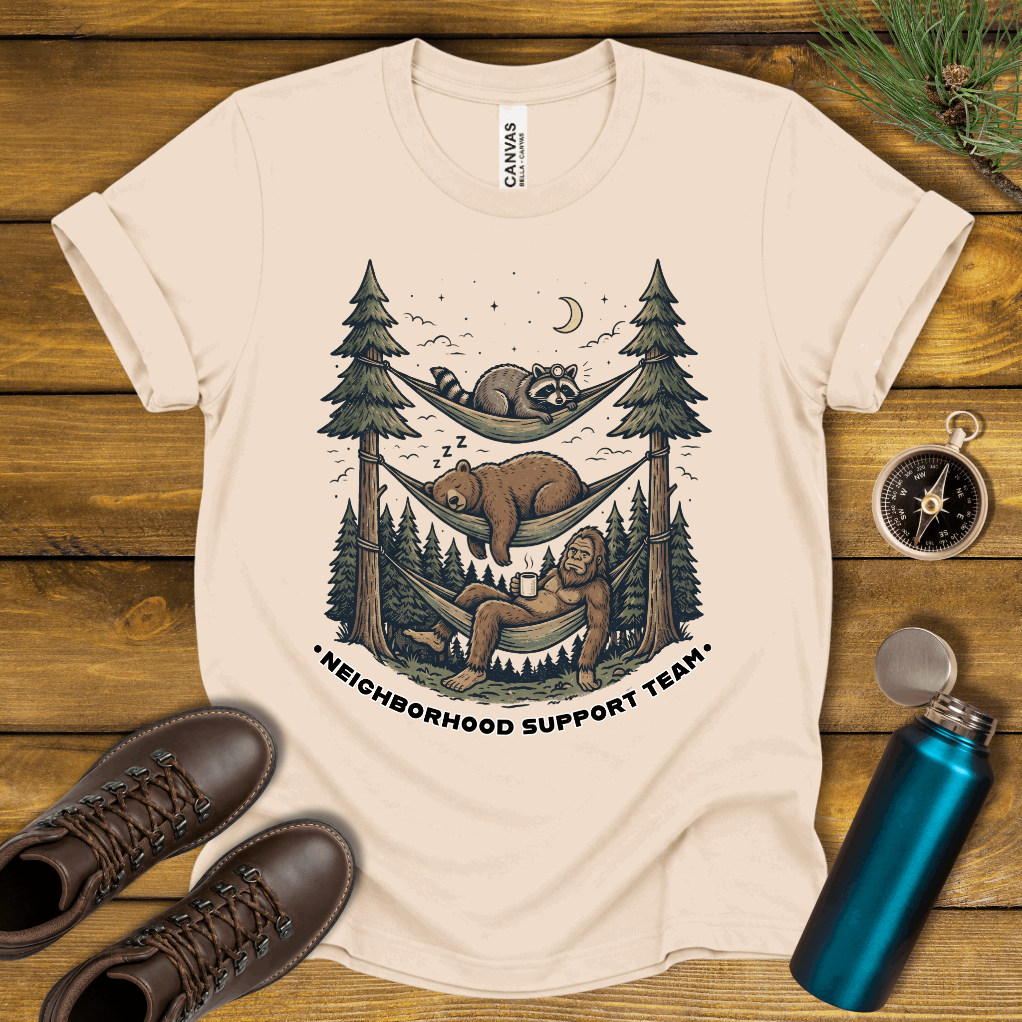 Cute Animal Neighborhood Support T-Shirt