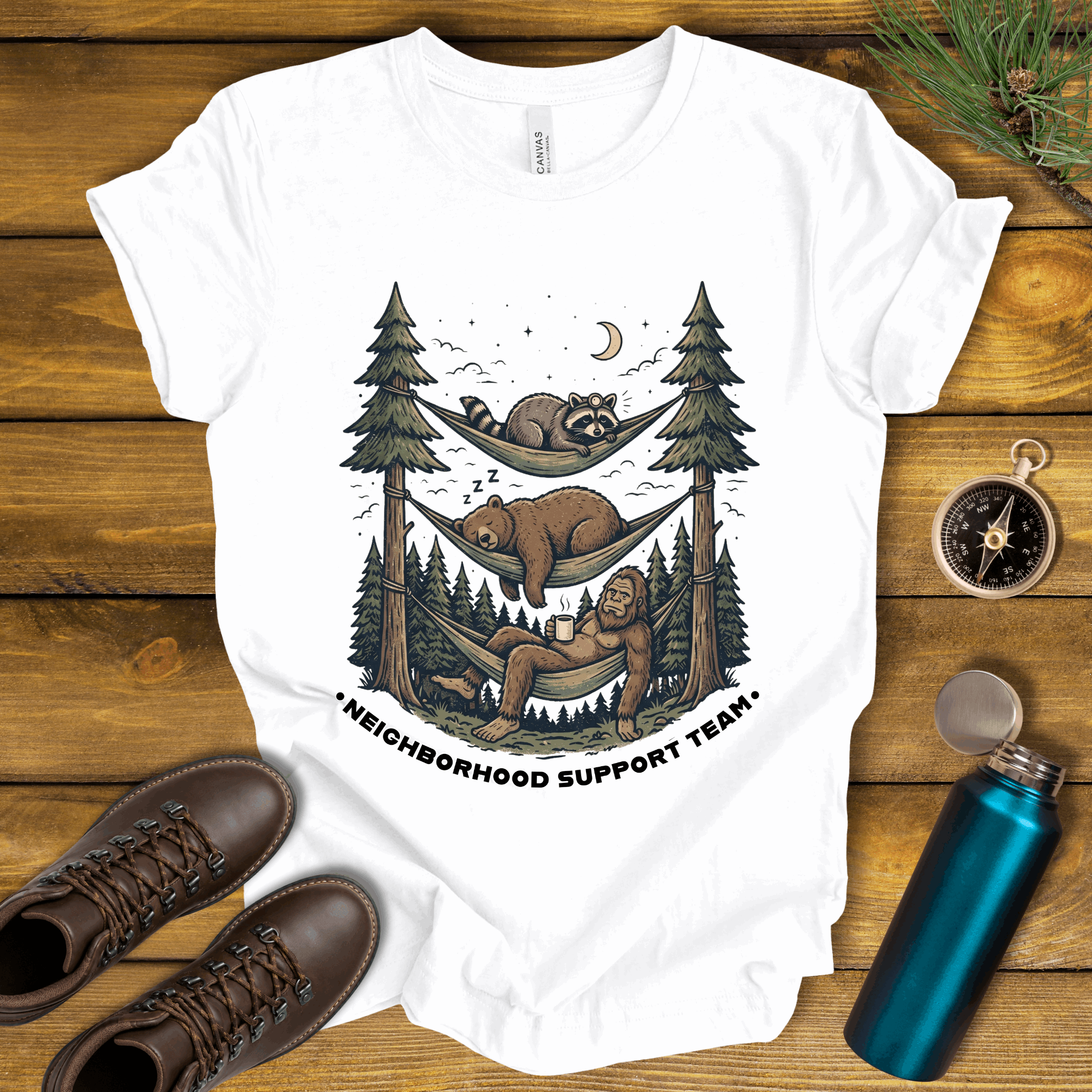 Cute Animal Neighborhood Support T-Shirt