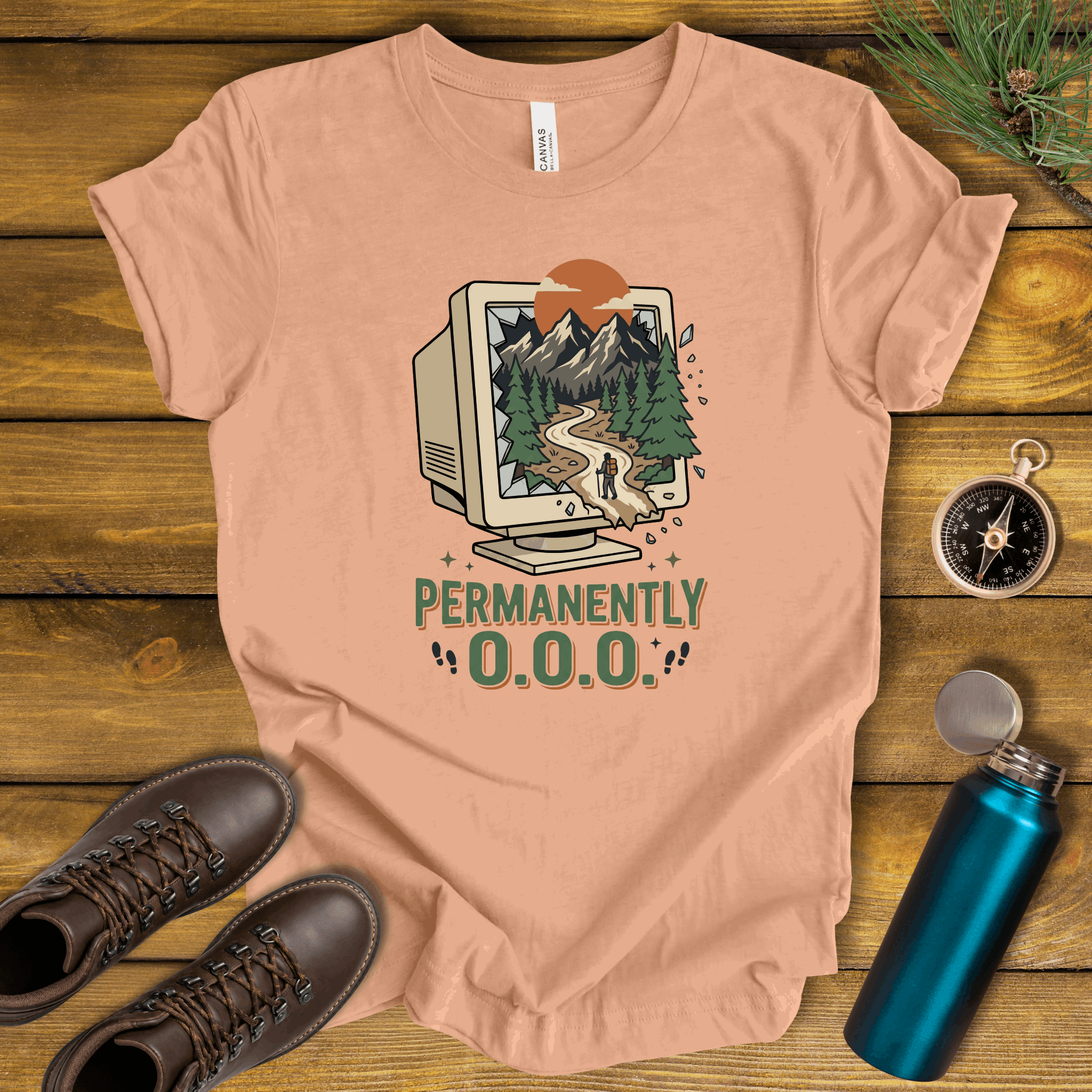 Permanently O.O.O. Hiking T-Shirt